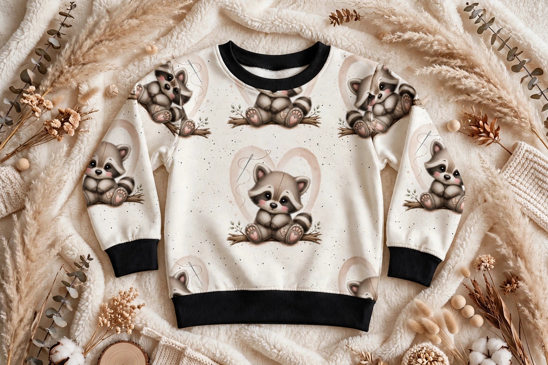 Baby-Pullover „Kleiner Waschbär“