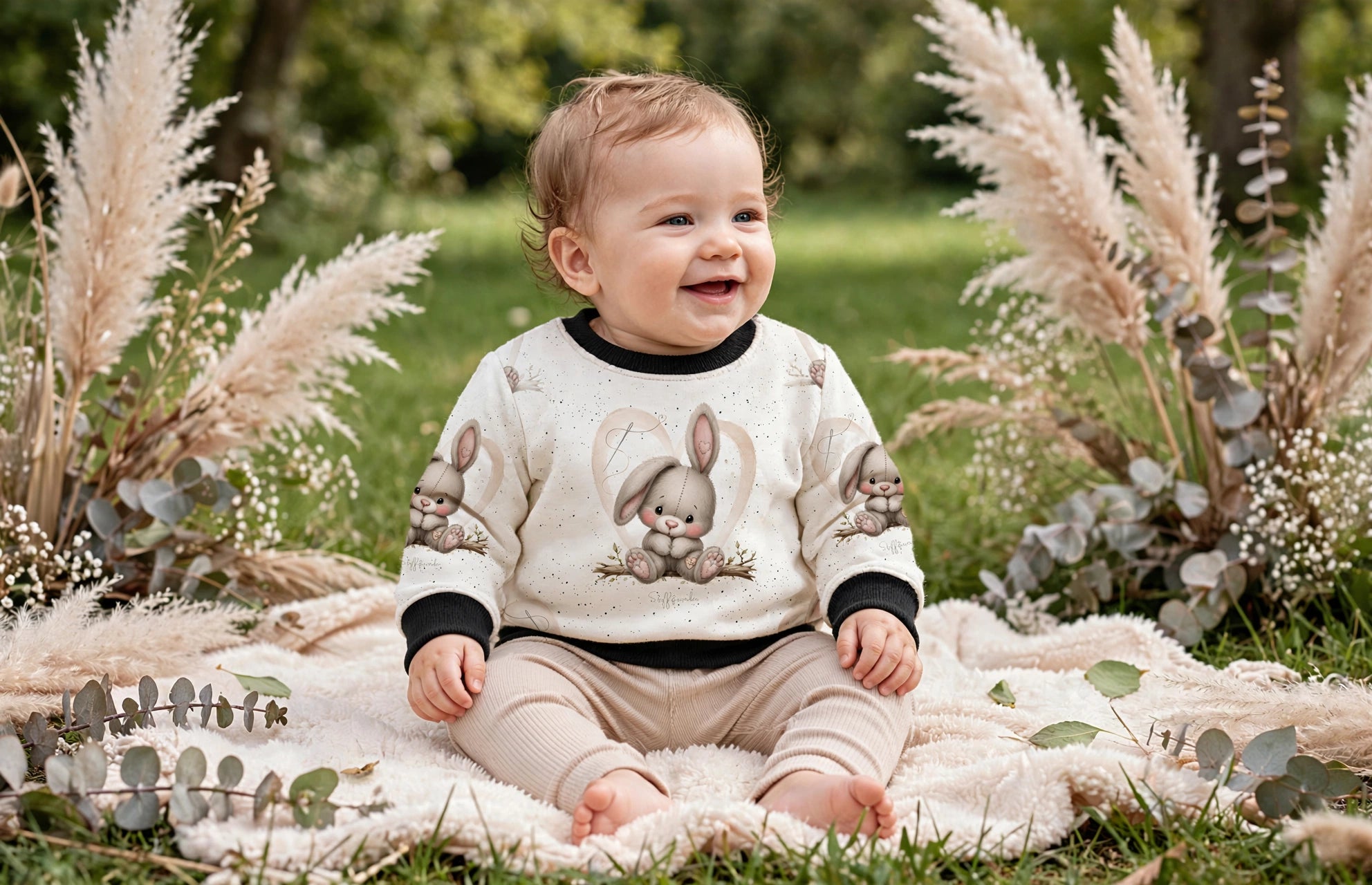 Baby-Pullover „Kleiner Hase“