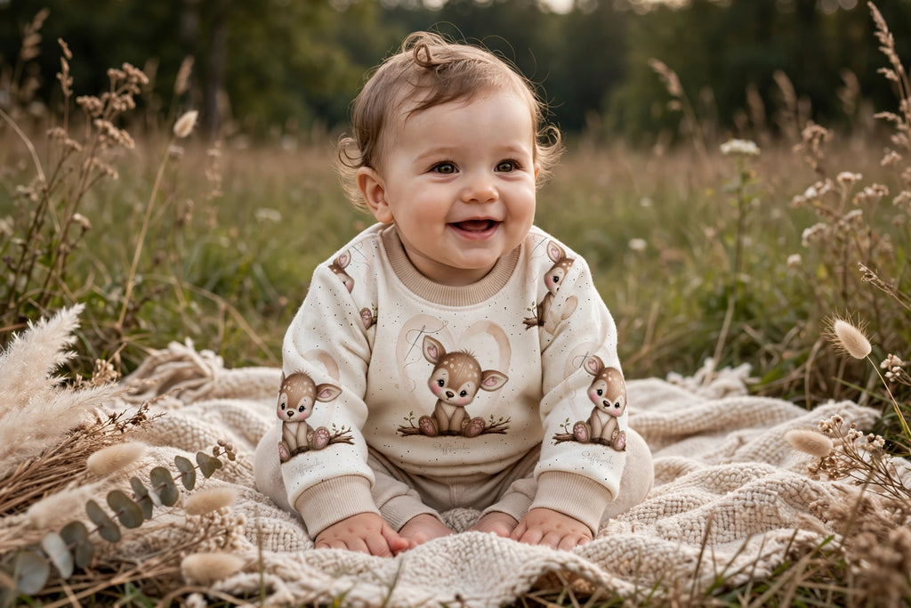 Baby-Pullover Kleines Reh „Melody“