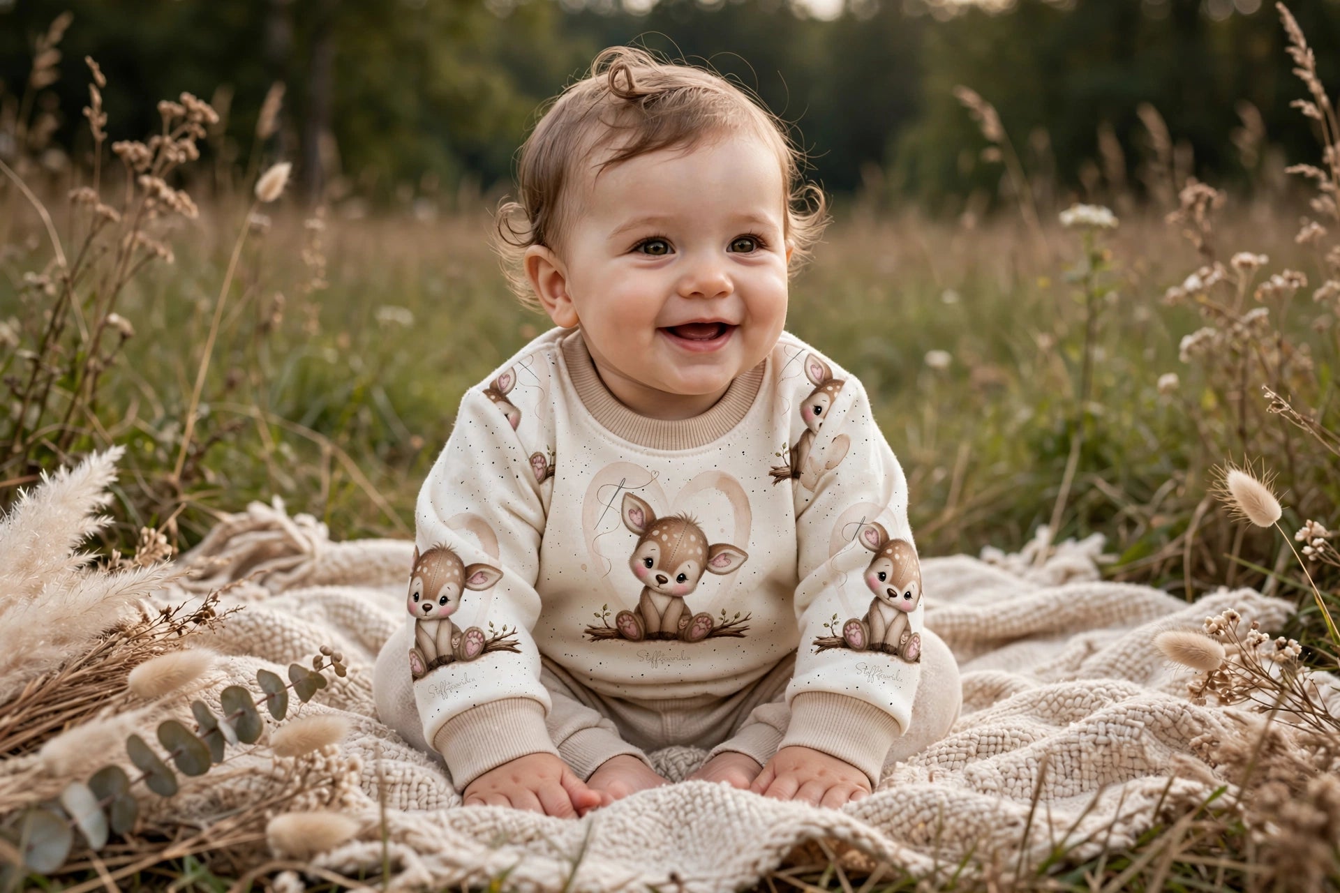 Baby-Pullover Kleines Reh „Melody“
