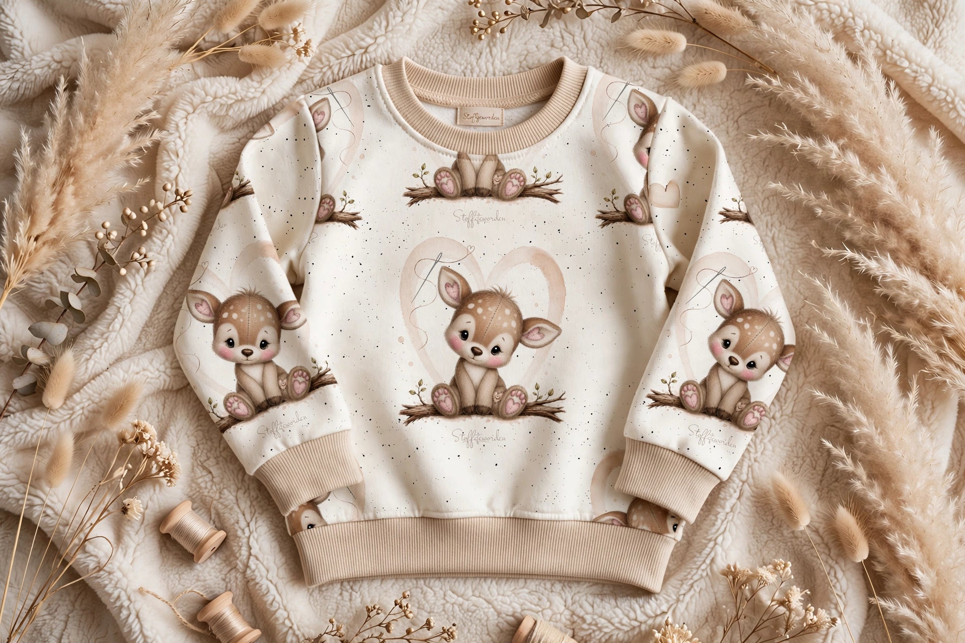 Baby-Pullover Kleines Reh „Melody“