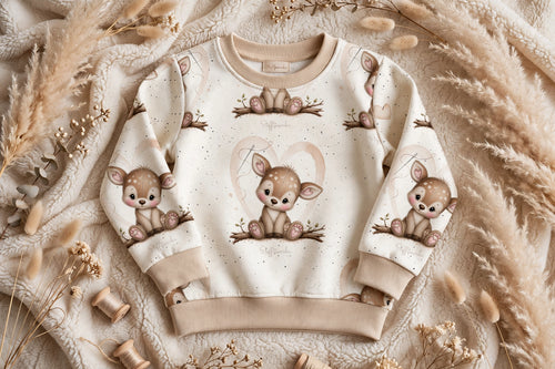 Baby-Pullover Kleines Reh „Melody“