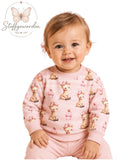 Handgemachter Kinderpullover „Kleine Törtchen-Giraffe“