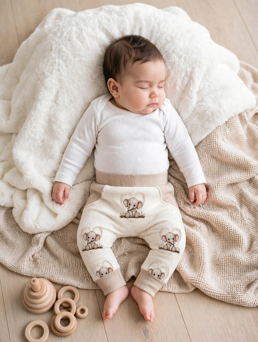 Baby-Pumphose „Kleiner Herzenselefant“