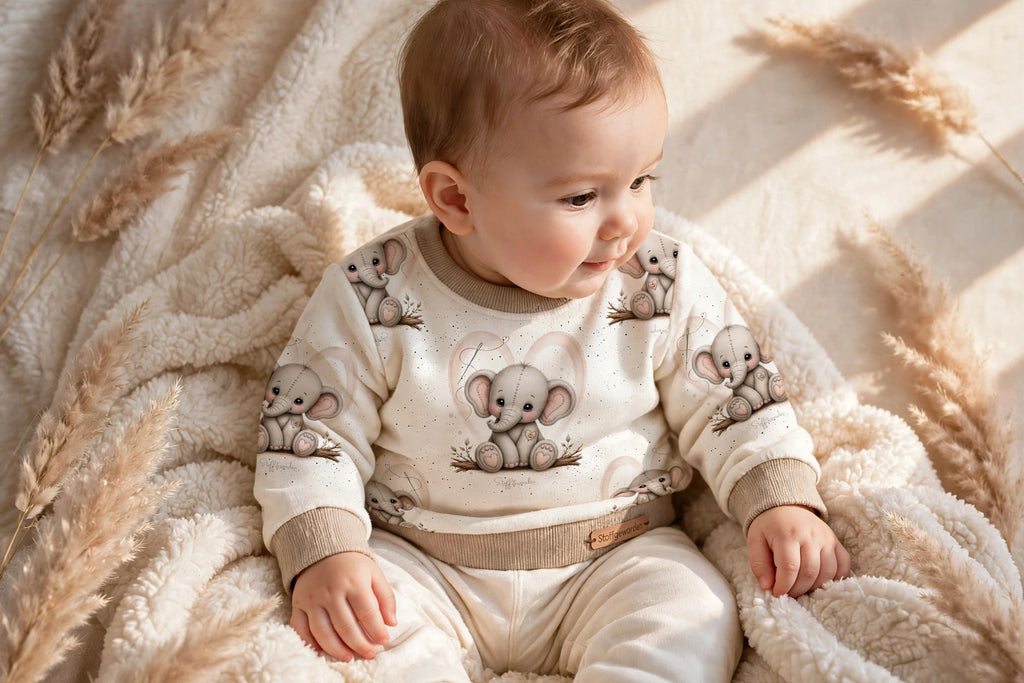 Baby-Pullover „Kleiner Elefant“