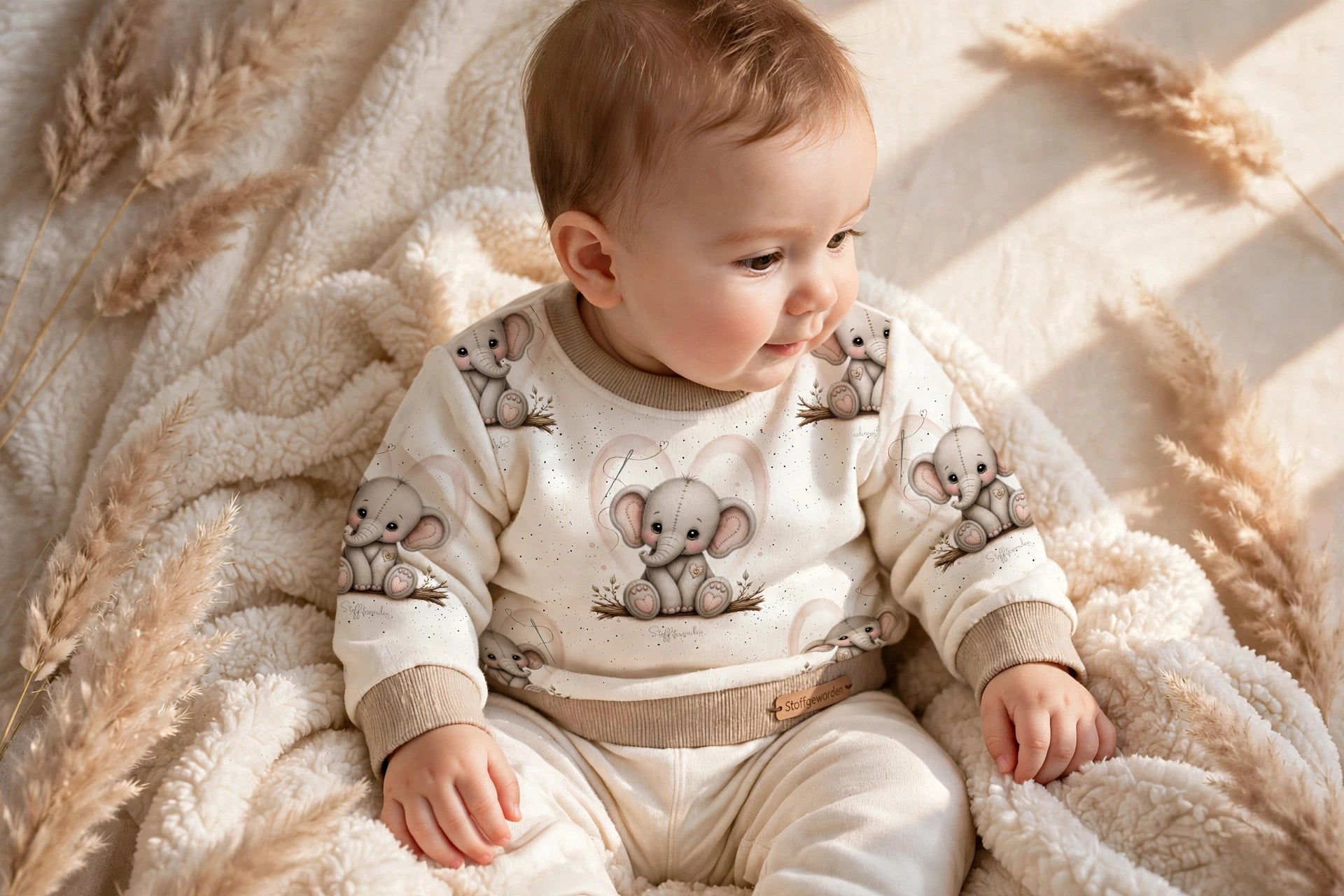 Baby-Pullover „Kleiner Elefant“