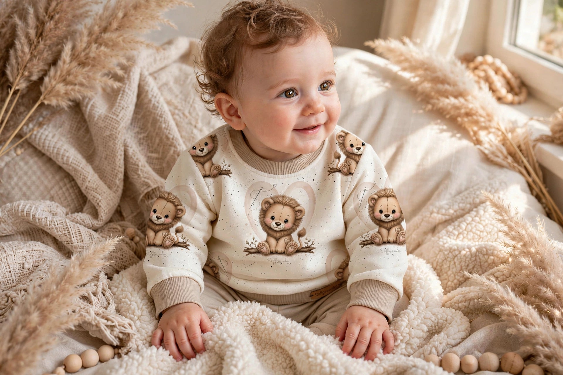 Baby-Pullover „Kleiner Löwe“