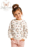 Handgemachter Kinderpullover „Kleine Giraffe“