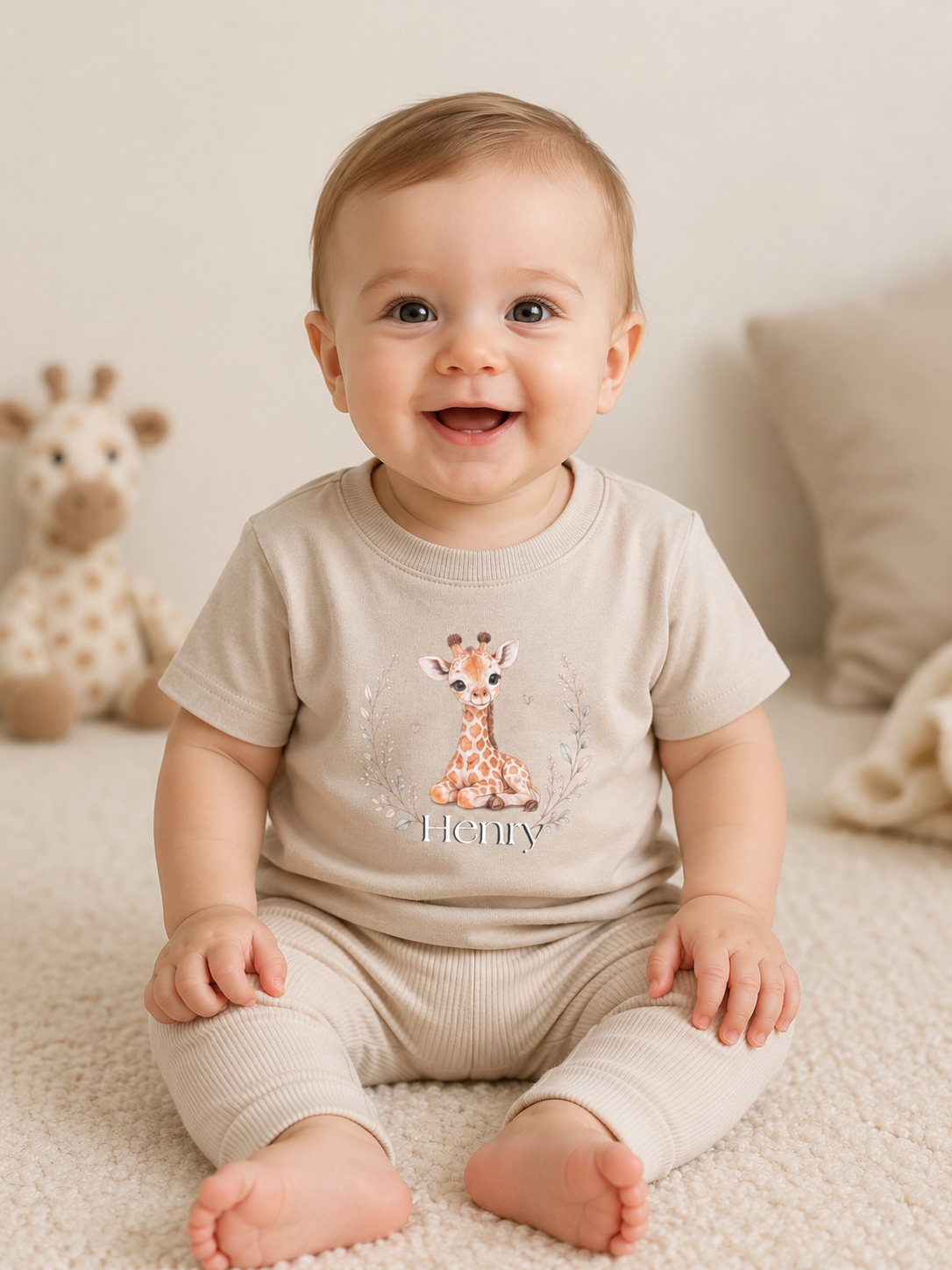 T-Shirt „Henry die Giraffe“