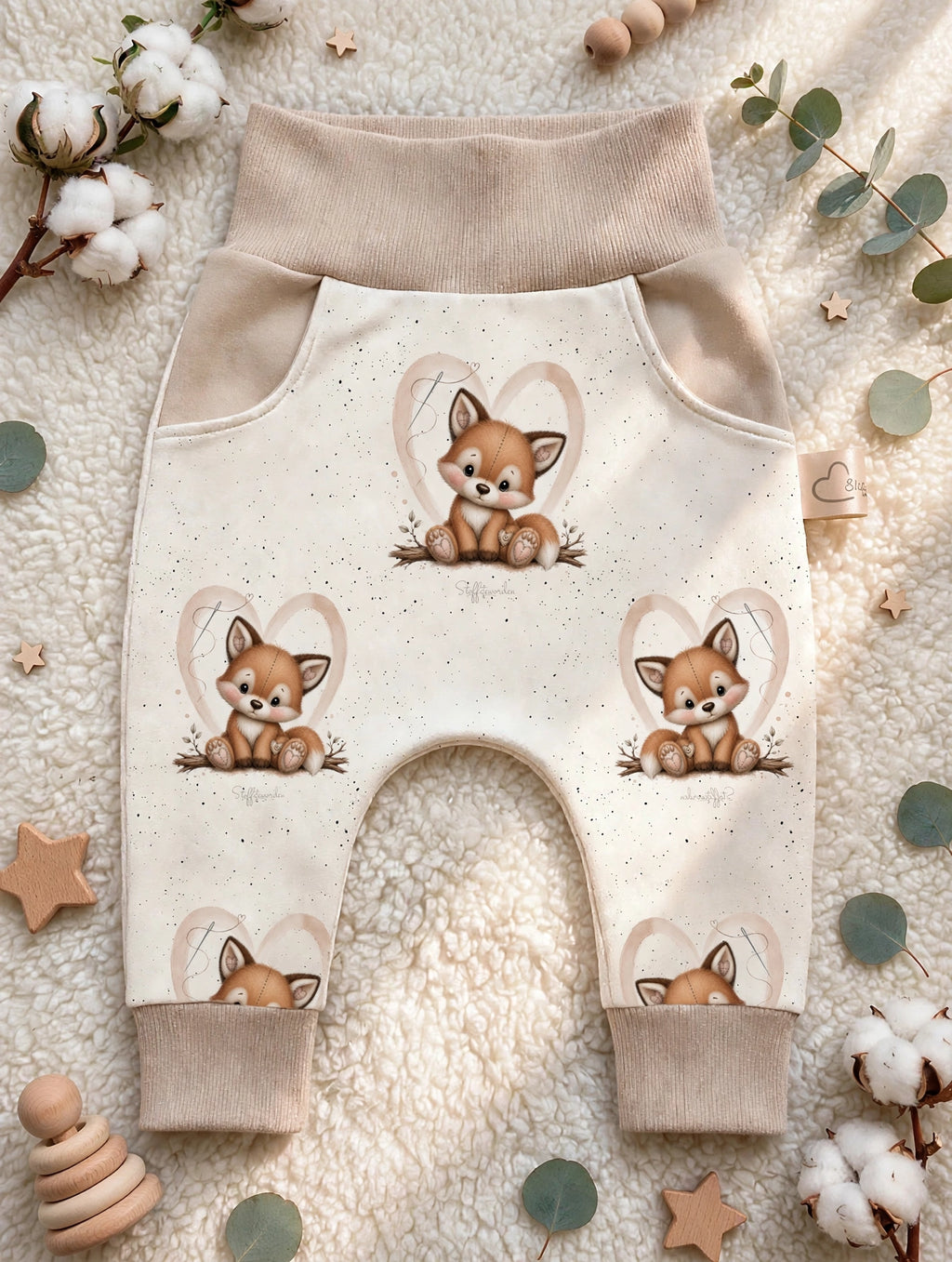 Baby-Pumphose Kleiner Herzensfuchs „Lia“
