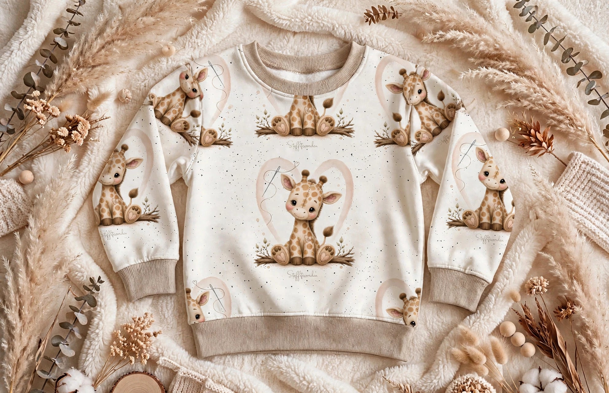 Baby-Pullover „Kleiner Giraffe“