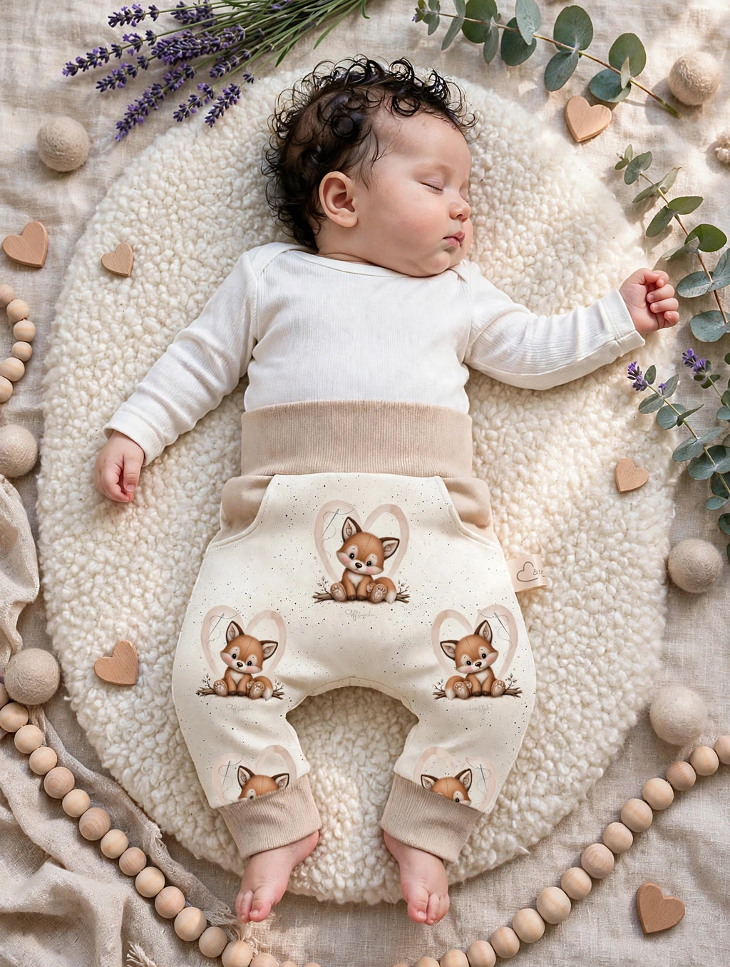 Baby-Pumphose Kleiner Herzensfuchs „Lia“