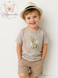 Handgemachtes Kindershirt „Niedlicher Drache“
