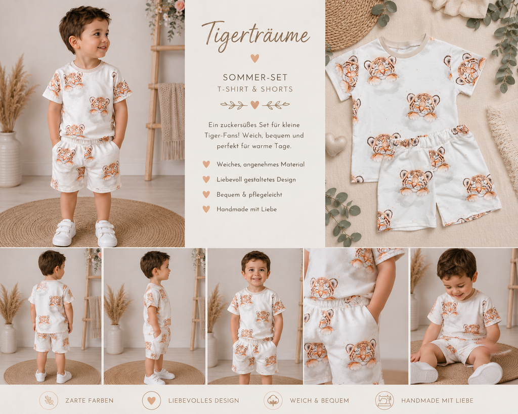 🐯 Sommer-Set „Tigerträume“