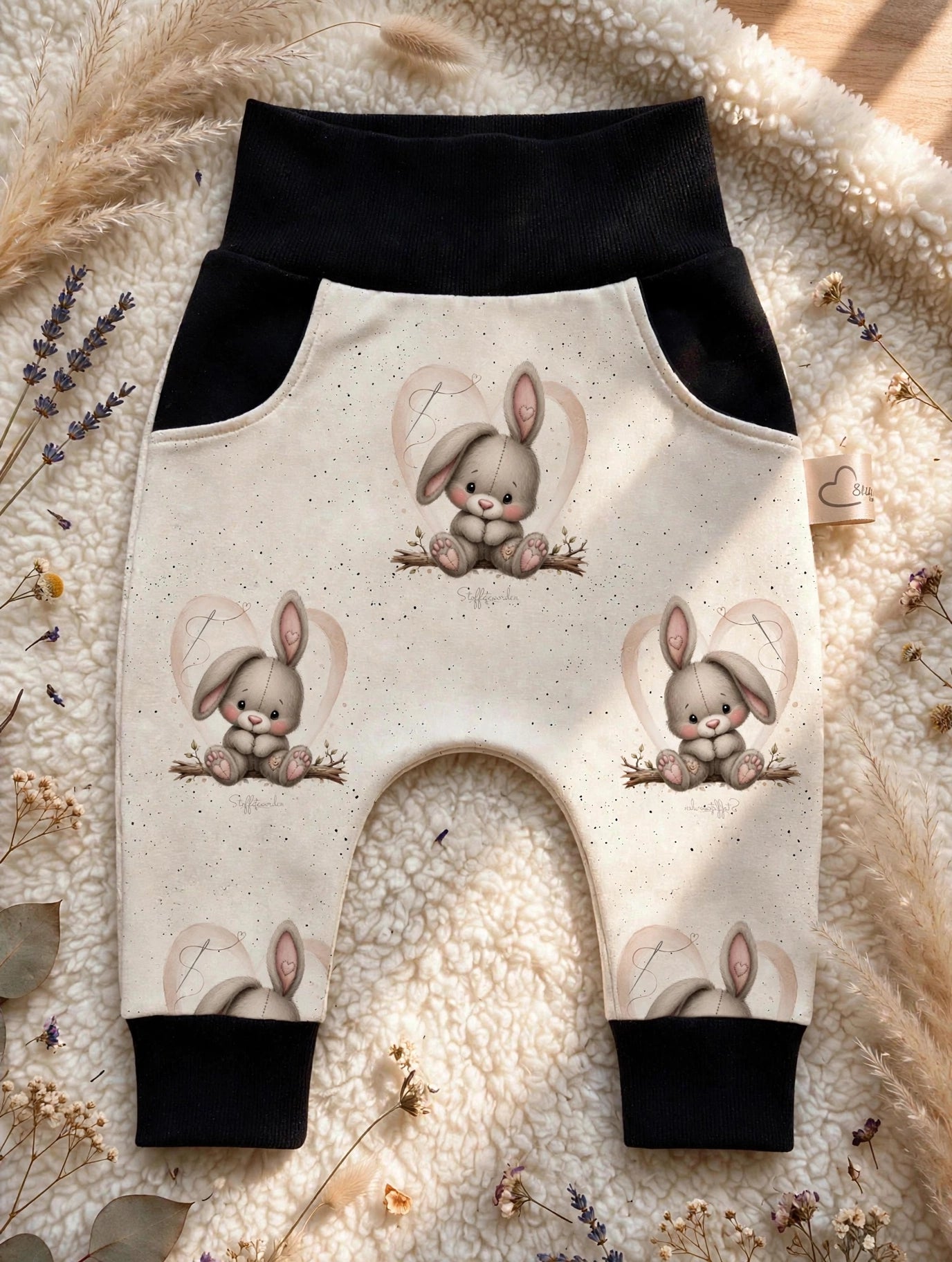 Baby-Pumphose „Kleiner Herzenshase“