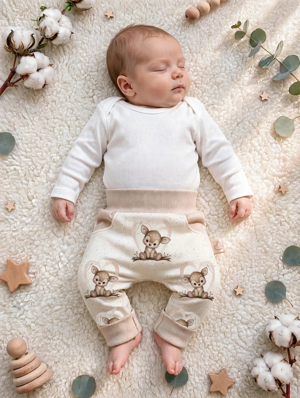 Baby-Pumphose Kleines Herzensreh „Melody“