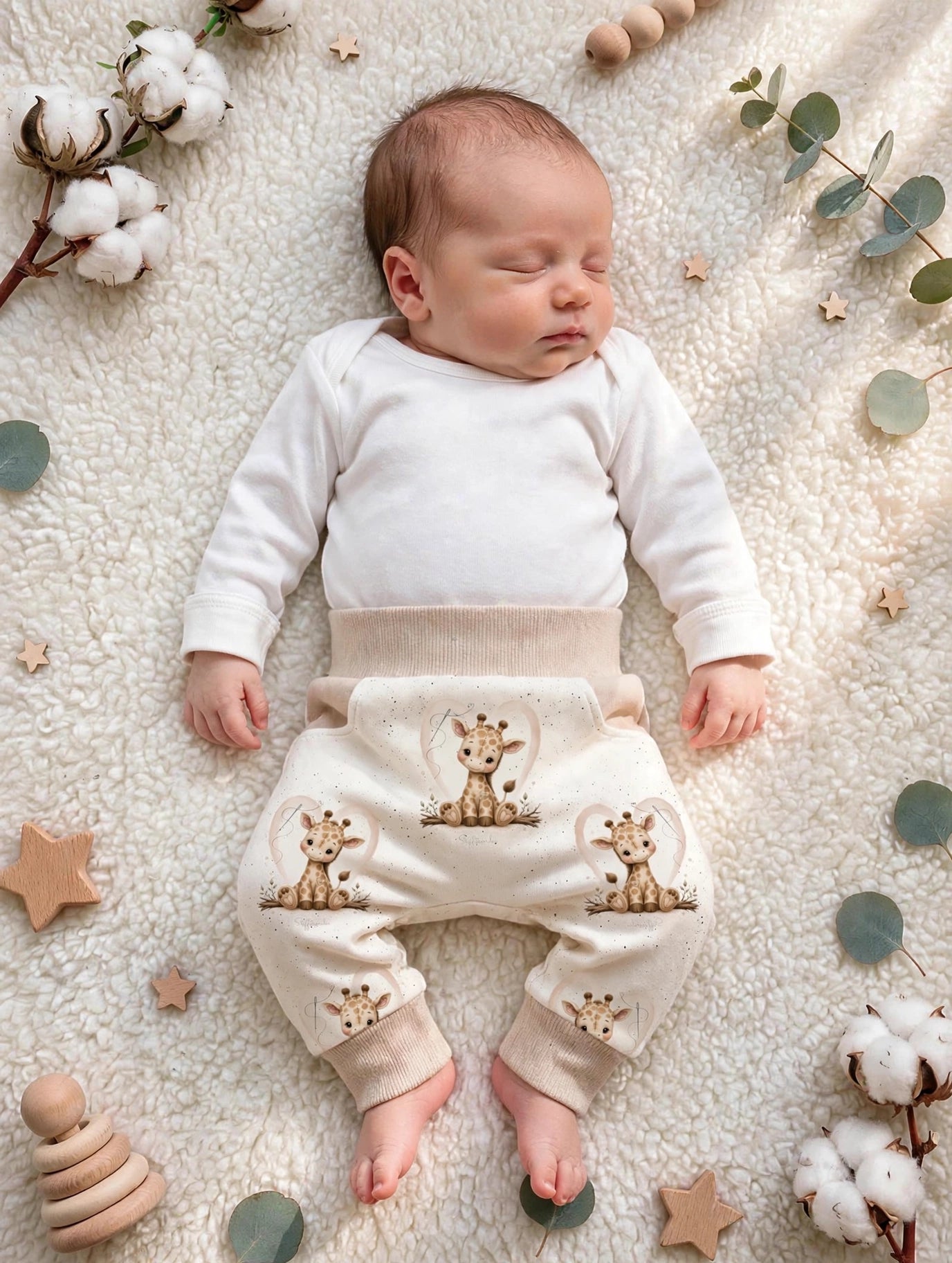 Baby-Pumphose „Kleine Herzensgiraffe“