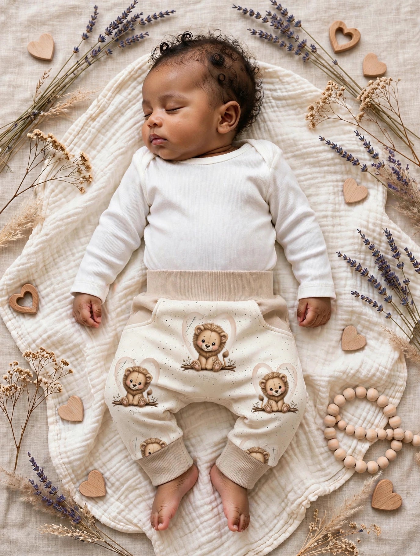 Baby-Pumphose „Kleiner Herzenslöwe“