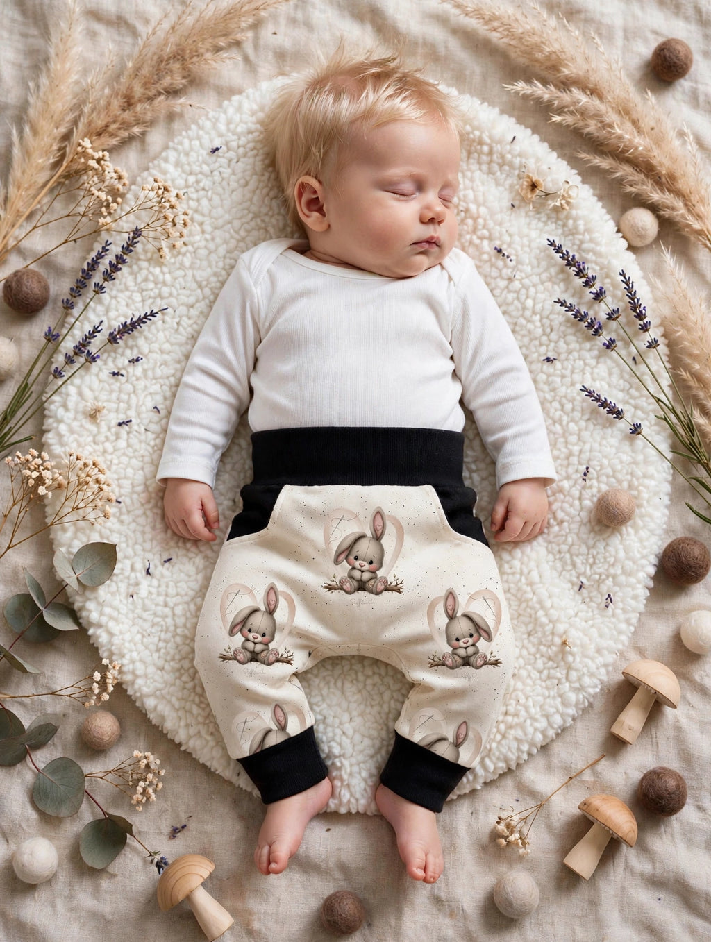Baby-Pumphose „Kleiner Herzenshase“