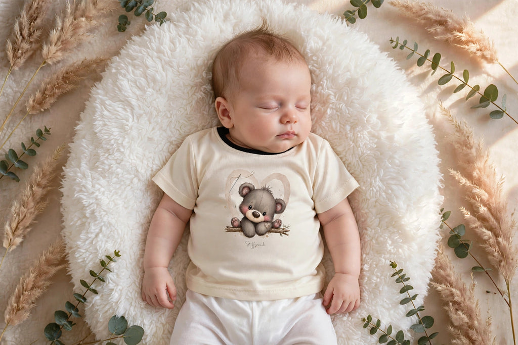 Kinder-T-Shirt „Kleiner Herzensbär“