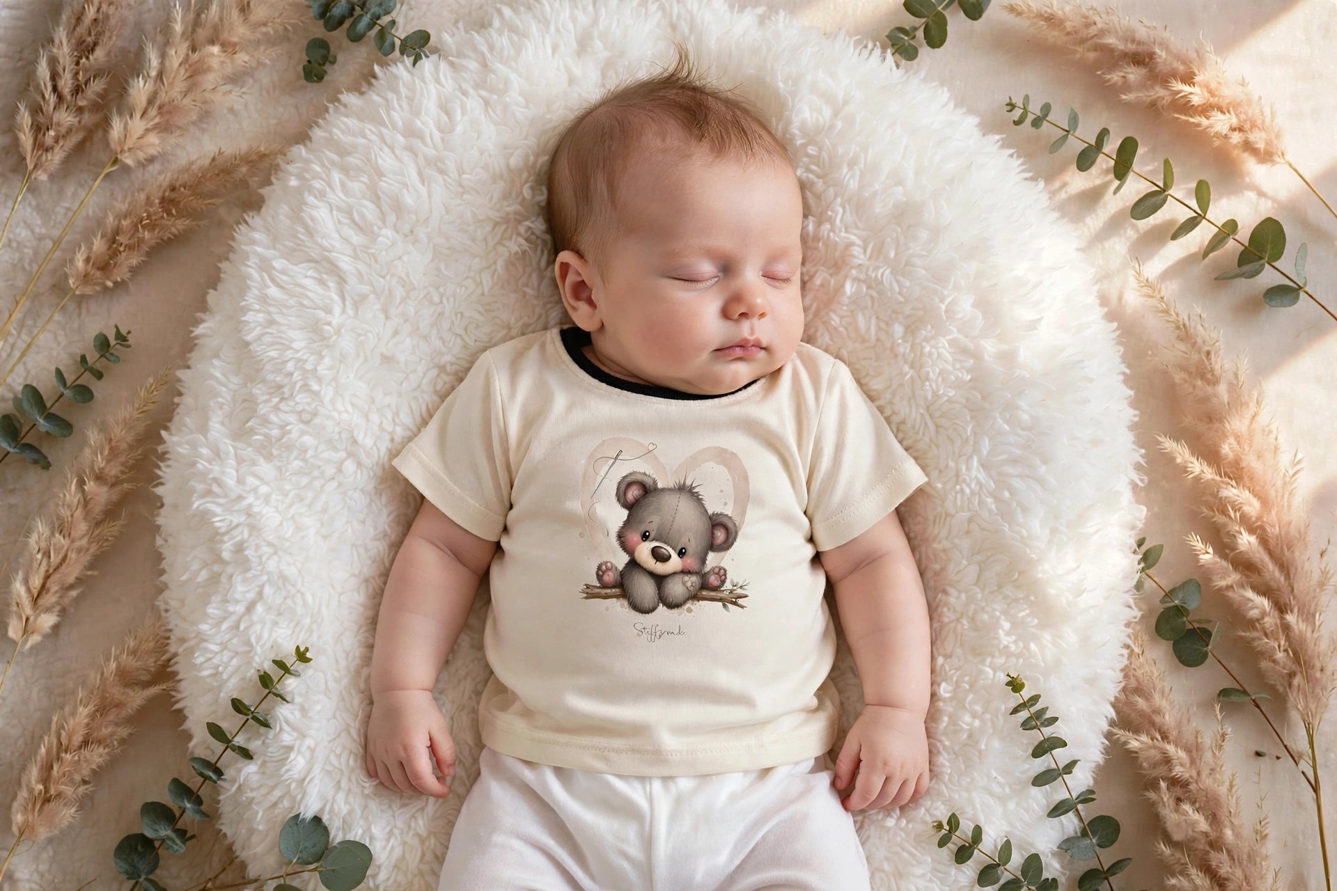 Kinder-T-Shirt „Kleiner Herzensbär“