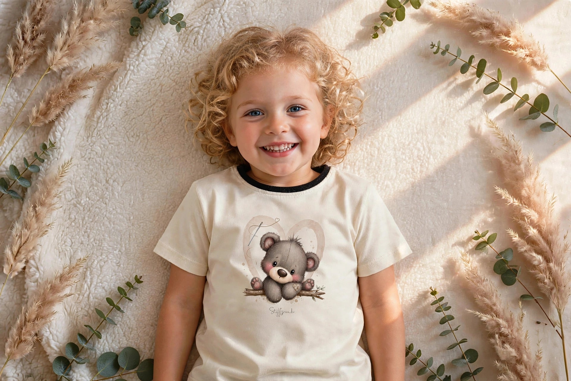 Kinder-T-Shirt „Kleiner Herzensbär“