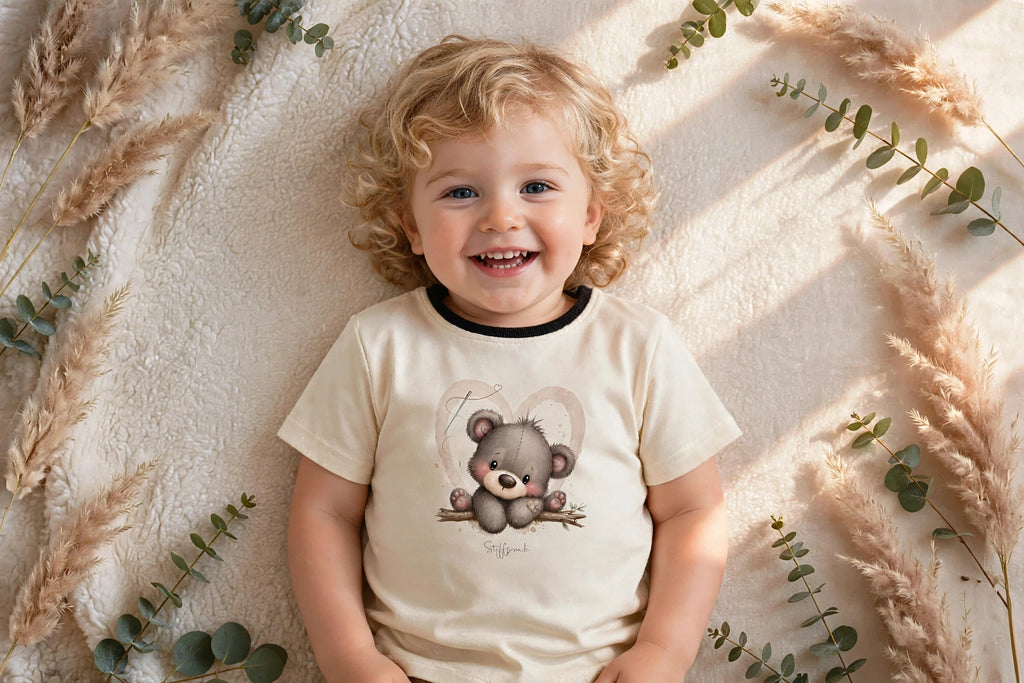 Kinder-T-Shirt „Kleiner Herzensbär“
