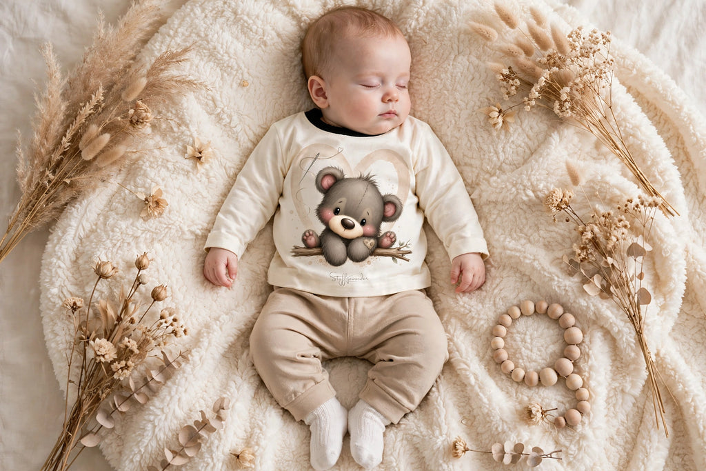 Baby- & Kinder-Sweatshirt „Kleiner Herzensbär“