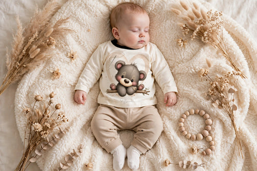 Baby- & Kinder-Sweatshirt „Kleiner Herzensbär“