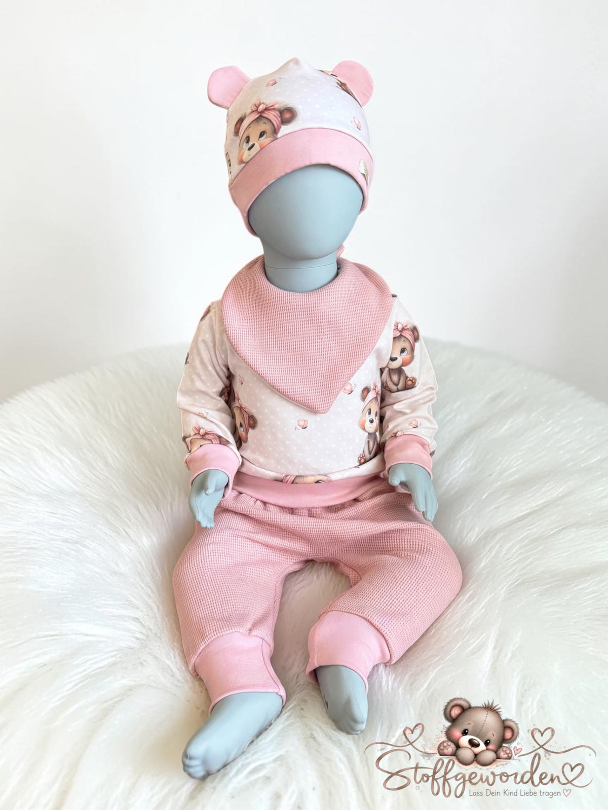 Set „Bärchen Sarah“ – Rosa