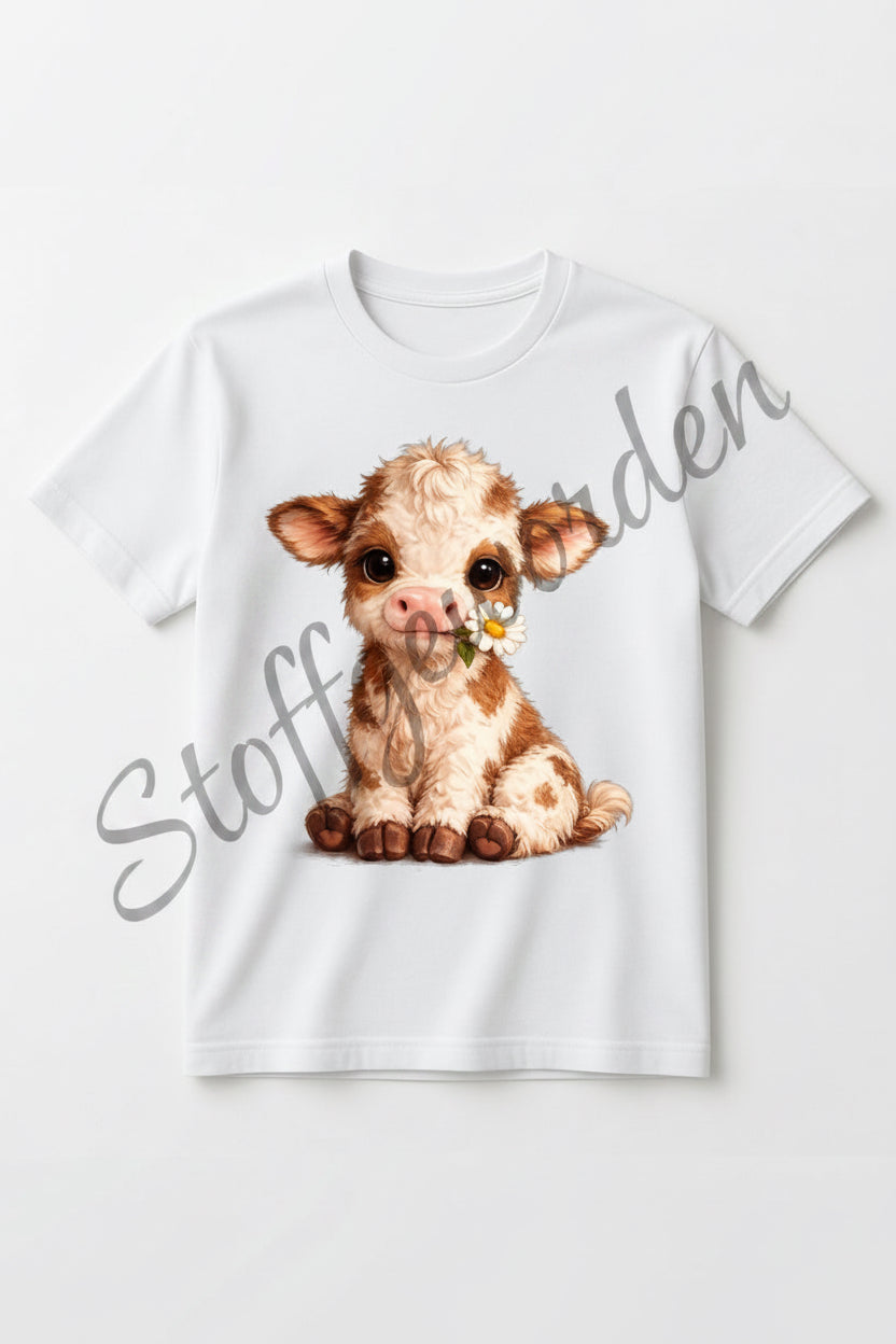 Bügelbild Kälbchen „Linda“