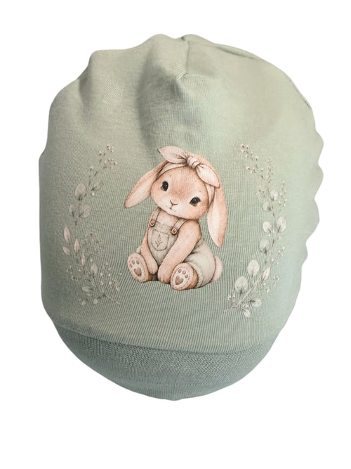 Beanie Häschen „Zoe“ Schilfgrün
